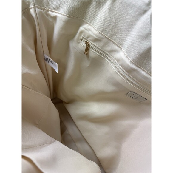 A New Day Quilted Shopper Tote Shoulder/Handbag/Purse w/Magnetic Closure Beige - Picture 6 of 14